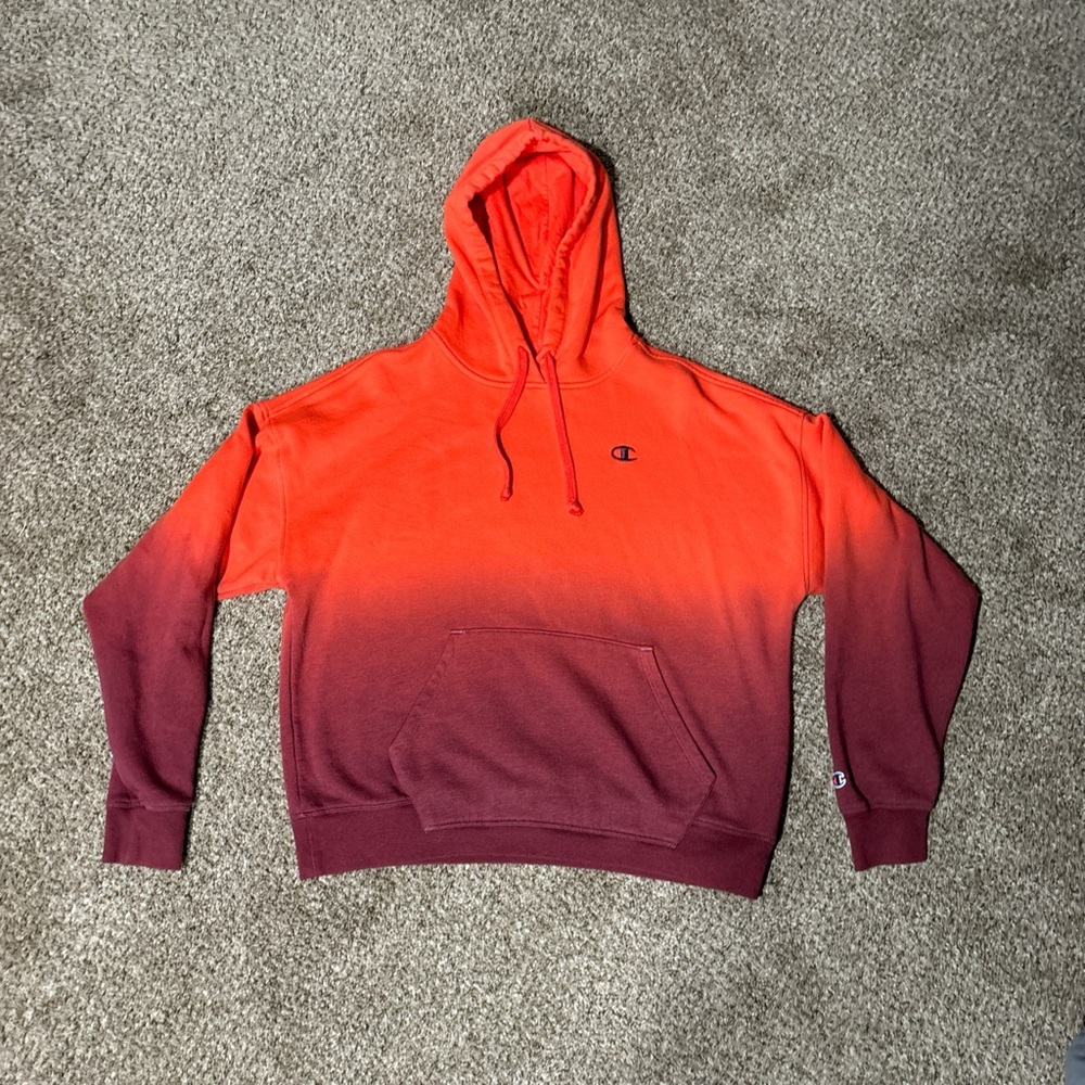 Champion Orange to Purple Ombre Sweatshirt